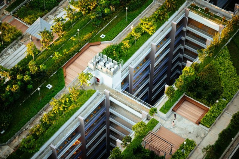 Green Roof - building scale model