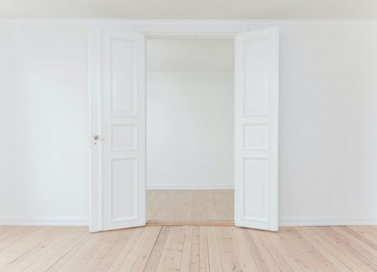 Minimalist Cozy - minimalist photography of open door